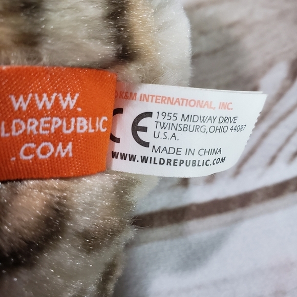 Wild Republic Bobcat Lynx Plush Stuffed Toy 7 Inch 2019 Spotted - Picture 7 of 10